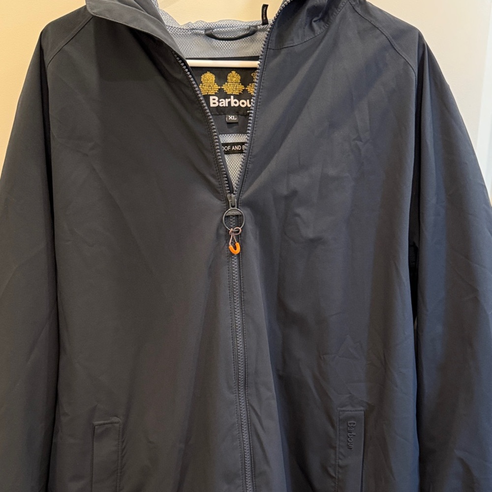 Barbour Men's Charcoal Raincoat